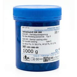 Stop Stal Remanium GM 280 na protezy szkieletowe metal CoCr 1 kg Dentaurum 102-280-00