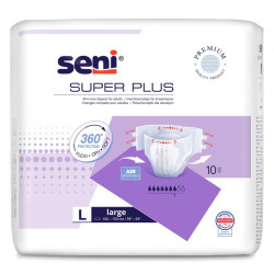 Pieluchomajtki Seni Super Plus L 10 szt. pieluchy na rzepy TZMO