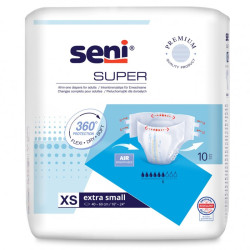 Pieluchomajtki Seni Super XS 10 szt. pieluchy na rzepy TZMO