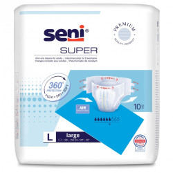 Pieluchomajtki Seni Super L 10 szt. pieluchy na rzepy TZMO