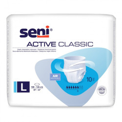 Majtki chłonne Seni Active Classic L 10 szt. wciągane pieluchomajtki TZMO