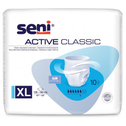Majtki chłonne Seni Active Classic XL 10 szt. wciągane pieluchomajtki TZMO