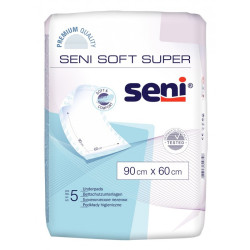 Podkład higieniczny chłonny Seni Soft Super 90 x 60 cm 5 szt. TZMO