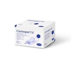 Cosmopor IV 6 x 8 cm plaster włókninowy do mocowania kaniul jałowy Hartmann 900805