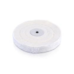 Tarcza polerska muślinowa biała szmaciak 130 x 15 mm 5x50 Hatho
