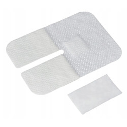 Plaster do mocowania kaniul opatrunek włókninowy Elastopor IV 5,1 x 7,6 cm jałowy Zarys 100 szt.