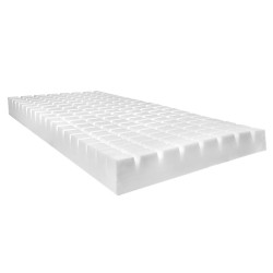 Materac przeciwodleżynowy gofrowany 200x90x10 cm Reha Comfort Pro w pokrowcu paroprzepuszczalnym