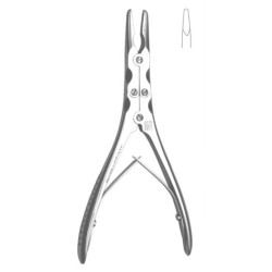 Kleszcze do kości odgryzacz kostny Mini Ruskin 15 cm prosty ze stali nierdzewnej 02-276-15 INC