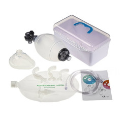 Resuscytator silikonowy dla dzieci z maską nr 3 - zestaw w walizce PCV Ningbo Luke Medical