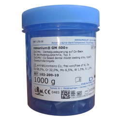 Stop Remanium GM 800+ metal do protez szkieletowych metal CoCr 1 kg Dentaurum 102-200-10