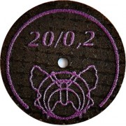 Tarcza ścierna fiolet motyl 20/0.2 do ceramiki