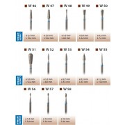 Wiertło z nasypem diamentowym do szlif. porcelany i cyrkonii niebieskie