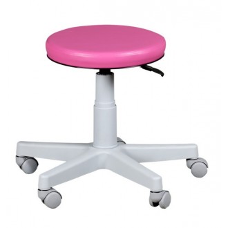 STOŁEK SGK kółka 58cm pneumatyczny stelaż szary TOM-PAG