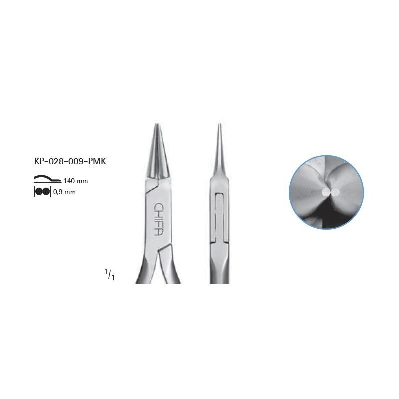 Kleszcze do formowania 2 końce okrągłe KP-028-009-PMK