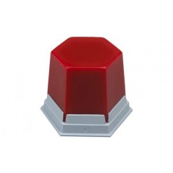 Wosk GEO podkładowy czerwony 75g transparentny Renfert 4981000