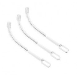 Szczoteczka z rączką i bawełnianą końcówką do rurek tracheo