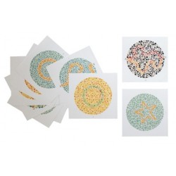 Tablice typu Ishihara dla dziecia kpl 10szt.