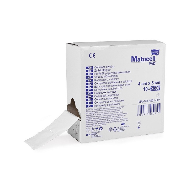 MATOCELL PAD 1 rolka - 250szt lignina w płatkach 4x5cm