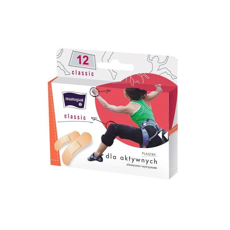 Plastry CLASSIC zestaw 12szt - Matopat