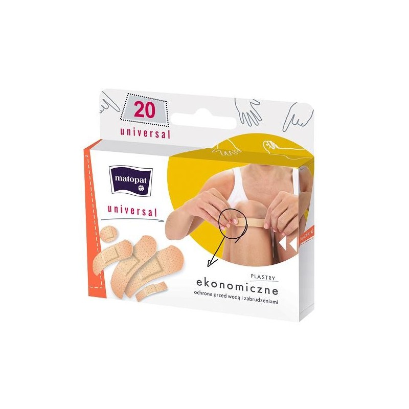 Plastry Universal  zestaw 20szt - Matopat