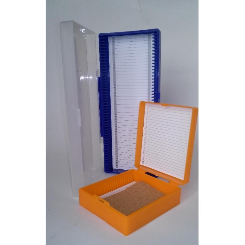 Pudełko na 25 szkiełek podstawowych