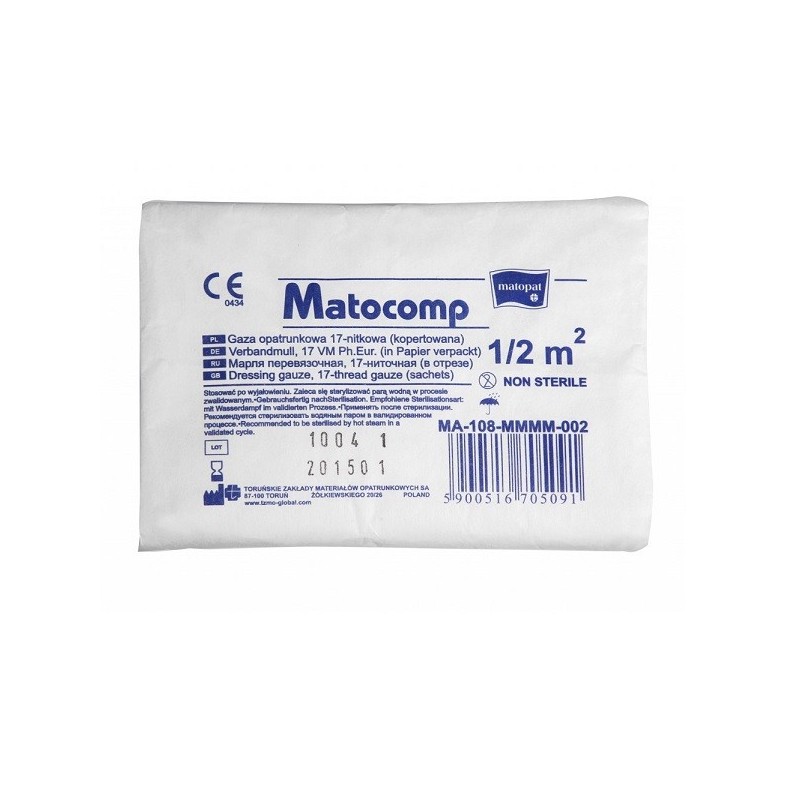 Gaza opatrunkowa 1m2 niejał. 13N Matocomp