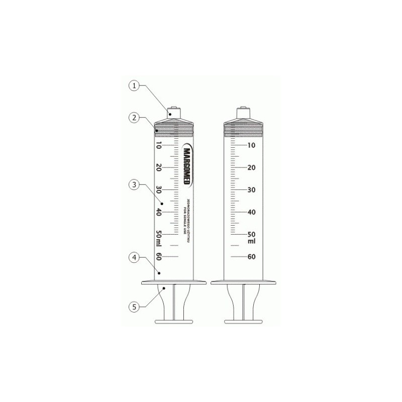 Strzykawka do pomp infuzyjnych 50ml Margomed