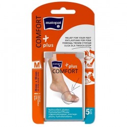 Plastry na pęcherze COMFORT PLUS M 29x59mm 5szt. Matopat
