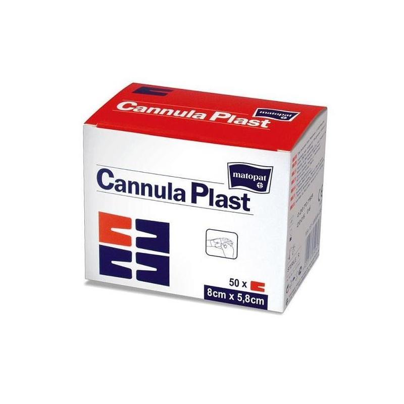 CANNULA PLAST 8x8,5cm opatrunek do mocowania kaniul Matopat