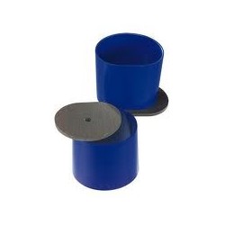 Pierścień niebieski duży z podstawą Bego 52400