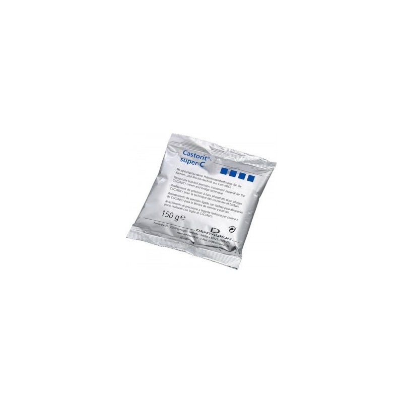 Masa Castorit Super C 40x150g karton DENTAURUM