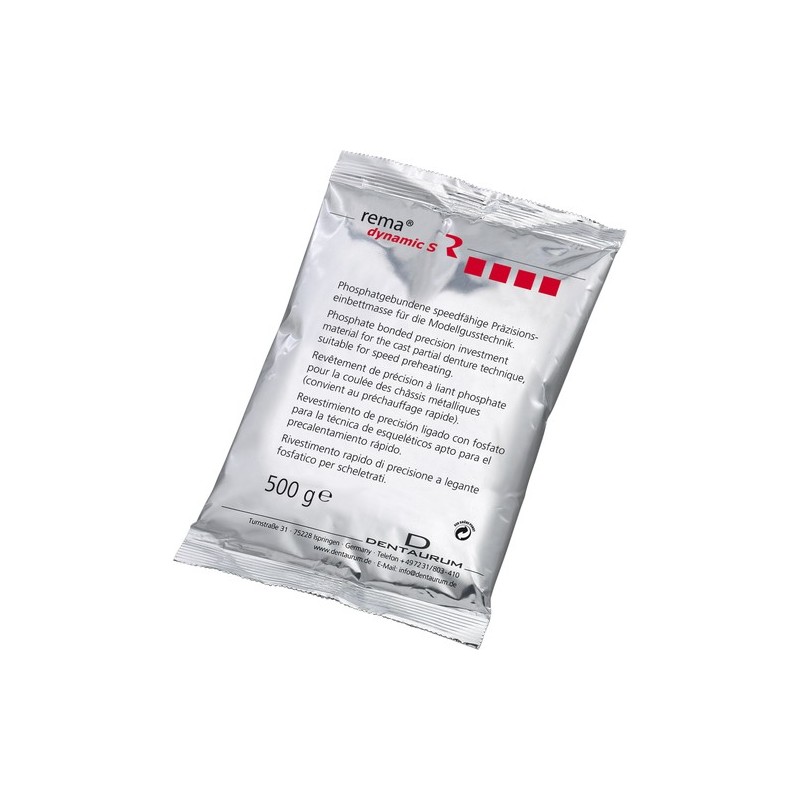Masa Rema Dynamic S 500g Dentaurum