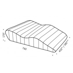 Klin do nóg PERFECT - Duży 58x76x13cm B90 Valde