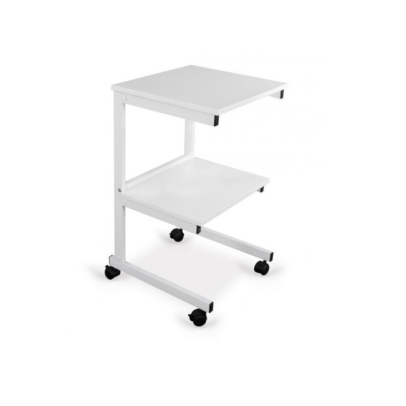 Stolik pod aparaturę Aluminiowy - 2 półki - Juventas