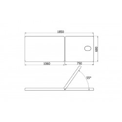 Leżanka drewniana AFRODYTA I Juventas