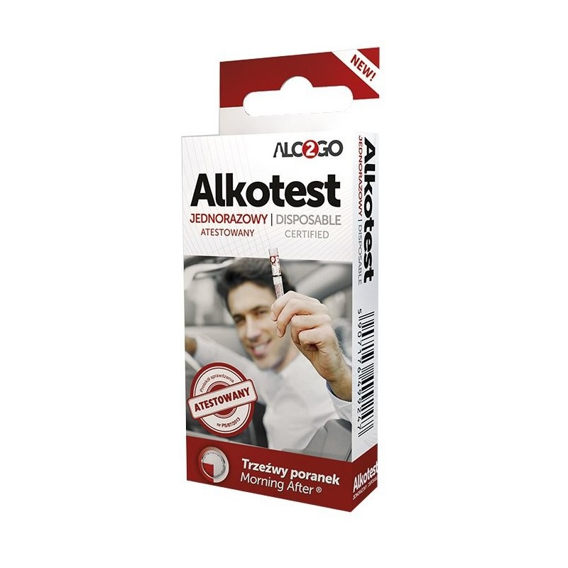 ALCO 2 GO alkotest jednorazowy