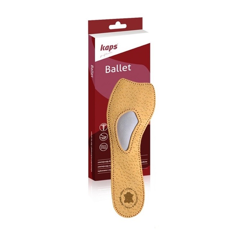 BALLET wkładki ortopedyczne na płaskostopie 30103 KAPS