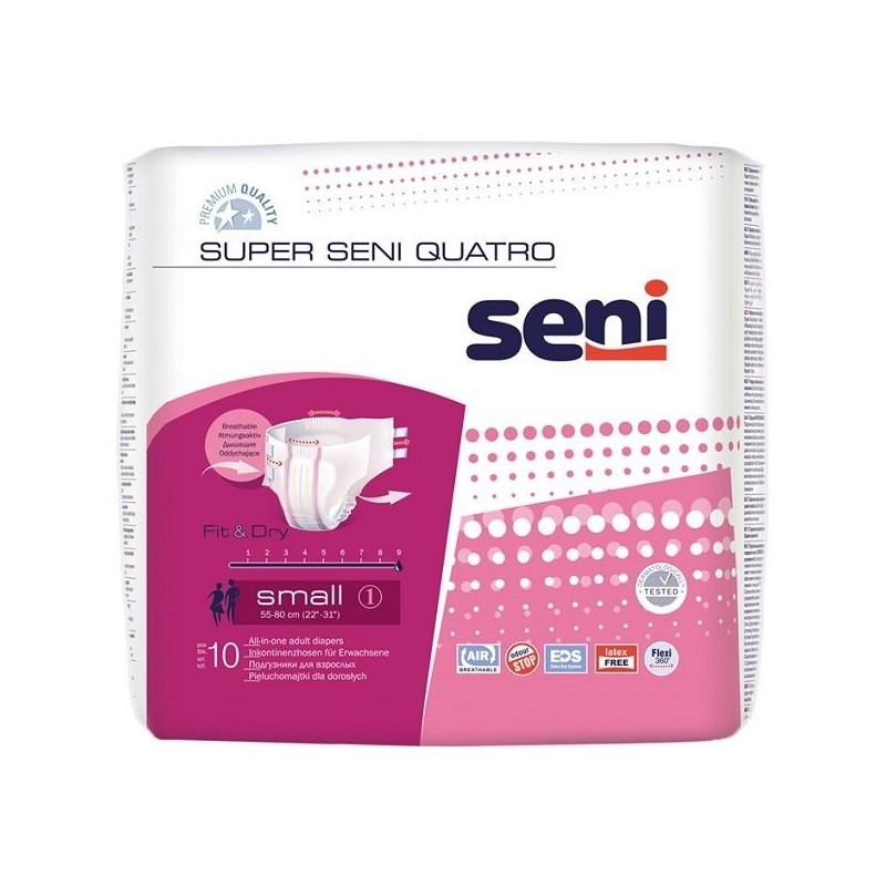 PIELUCHOMAJTKI Super SENI Quatro L/3 10 sztuk
