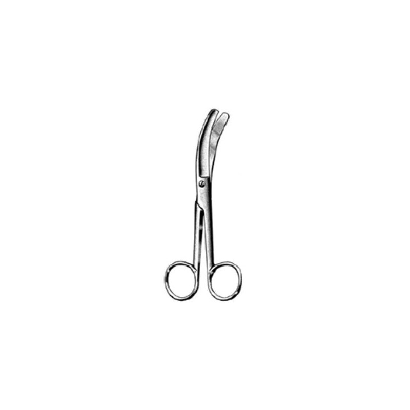 NOŻYCZKI BUSH 16cm nożyczki do pępowiny zagięte INC