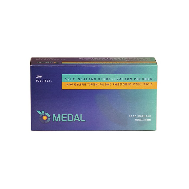 TOREBKI DO STERYLIZACJI 90 x 135 mm 200 szt MEDAL