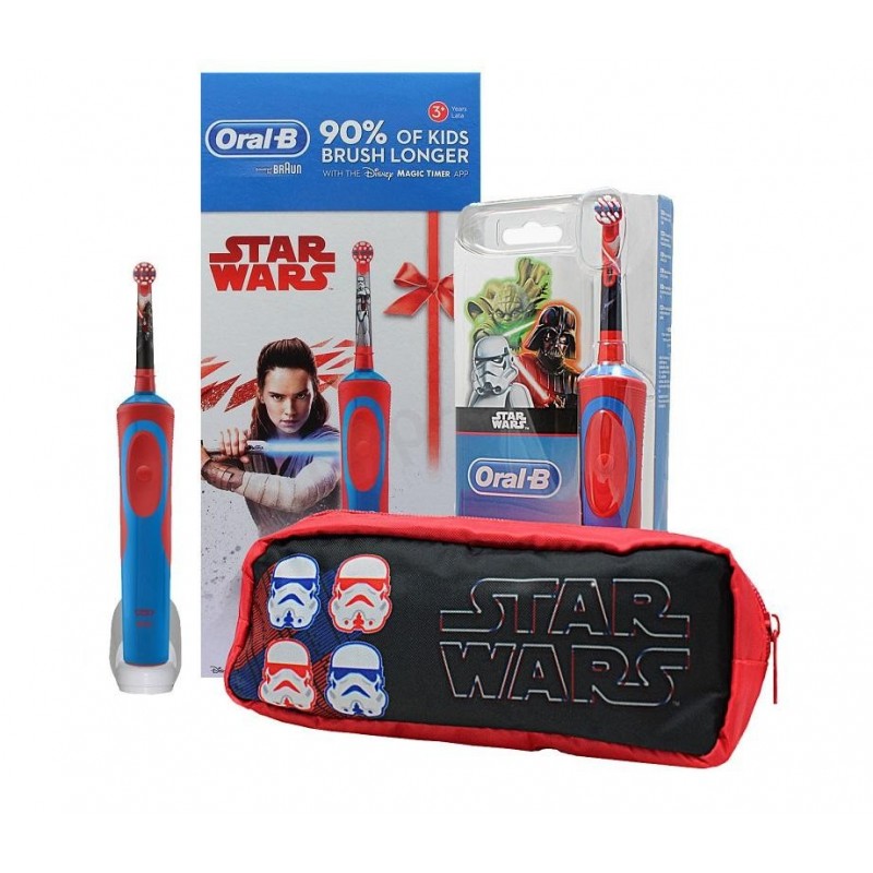 Szczoteczka elektryczna dziecięca STAGES POWER - Star Wars + pasta 75ml OralB