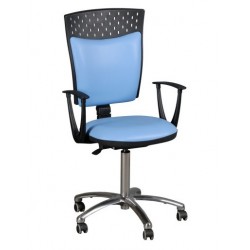 KRZESŁO lekarskie STAŚ CHROM krzesło obrotowe biurowe TOM PAG