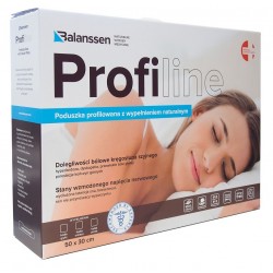 PODUSZKA PROFILINE z łuskami gryki ortopedyczna naturalna BALANSSEN 
