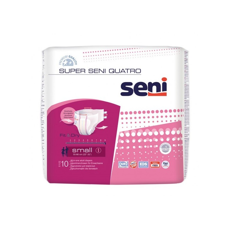 Pieluchomajtki SUPER SENI QUATTRO XL 10szt