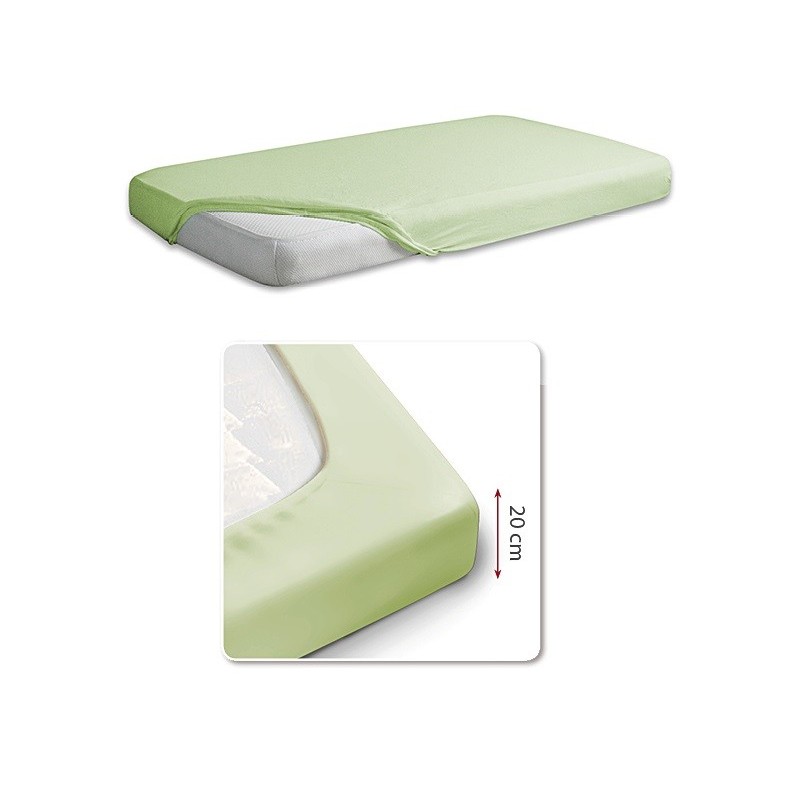 Prześcieradło higieniczne z gumką 90x200 nieprzemakalne JERSEY